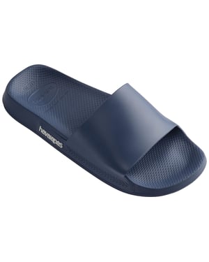 Men's Havaianas Open Toe Flat Slide Sandals in Multi