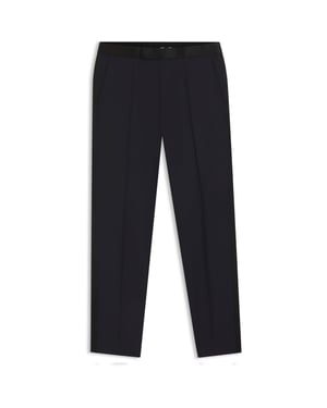 Men's Boss Tuxedo Trousers in Dark Blue