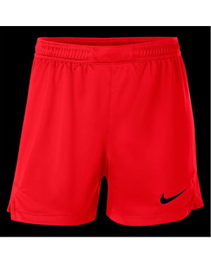 Women's Nike Soccer Athletic Shorts with Elasticated Waistband in University Red