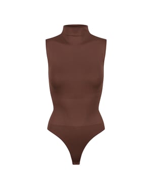 Damer Essentials ärmlös polokrage bodysuit formande återvunnen stretchpassform