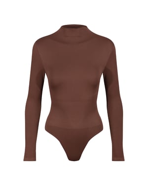Damernas Essentials Halsskuren Bodysuit Formande Återvunnen Stretch Passform