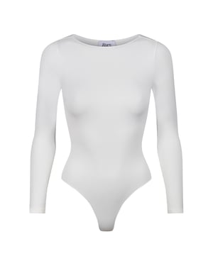 Damer Essentials Långärmad Bodysuit Skulpterande Återvunnen Stretchpassform
