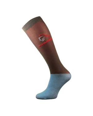 1 Paket Damernas Mikrofiber Knähöga Hästsportstrumpor