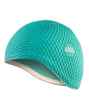 Dames Bombastic Zwemcap | Lang Haar Zachte Latex Comfortabele Pasvorm Cap