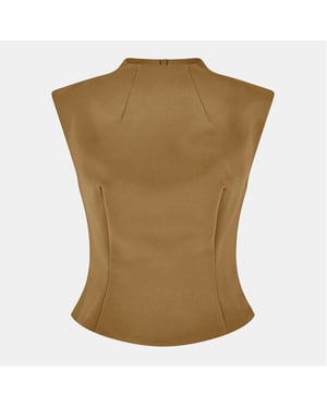 Women's Odd Muse The Ultimate Muse Structured Sleeveless Top in Olive