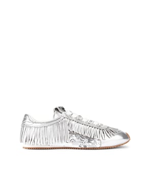 Kurt Geiger London Leather Islington Fringe Sneaker Sneakers