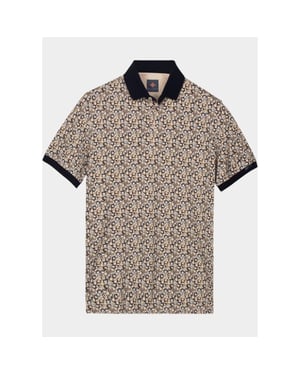 Baileys Polo heren poloshirt 2-tone pique, prin 615228/83