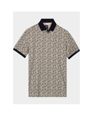 Baileys Polo heren poloshirt 2-tone pique, prin 615228/72