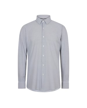 Men's Boss Hank S Kent Oxford Shirt in Dark Blue