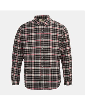 Men's Firetrap Pattern Shirt in Black/Grey