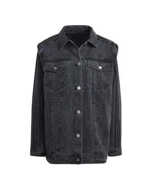 Women's adidas Originals Denim Shirt jk in Black