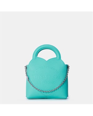 Accessories Tiffany New York Mini Tote with Chain in Tif Blue