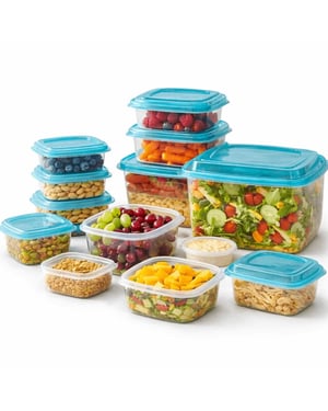 WDMT Vershoudbakjes set 21 delig – bpa-vrij & herbruikbare voedselcontainers voor
