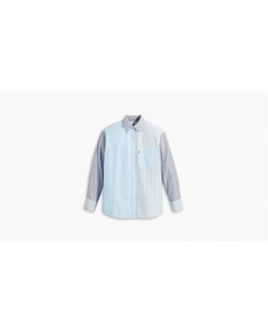 Women's Levis Oversized Shirt in Lorelai Stripe