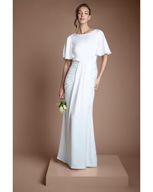 Goddess Drape Wedding Dress