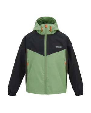 Regatta Hanleigh Waterdichte Jas voor Kinderen/Kinderen (Sage/Zwart/Donkere Khaki)