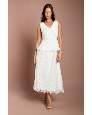 Lace Full Midi Skirt