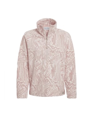 Craghoppers Dam Annjela Grafisk Tryck Halvdraget Fleece Topp (Mjuk Svamp)