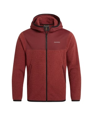 Craghoppers Herr Telesto Hooded Jacket (Bränd Mörkröd)