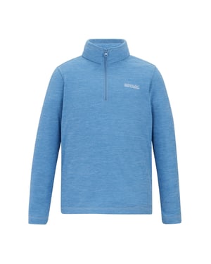 Regatta Kinder/Kids Hot Shot Quarter Zip Fleece Top (Gewassen Denim)