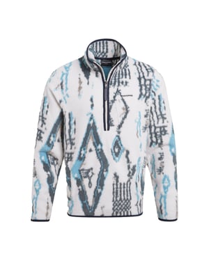 Craghoppers Herr Tatton II Halvdragkedja Fleece (Segelvit)