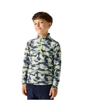 Regatta Kinder/Kids Hot Shot II Camo Fleece Top (Donkere storm)