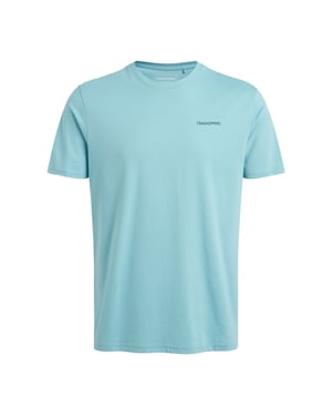 Craghoppers Mens Lucent II Valley Back Print Short-Sleeved T-Shirt (Saltpool)