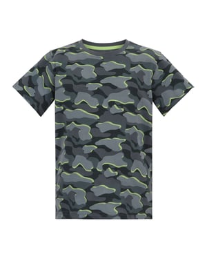 Regatta Childrens/Kids Bosley Camo T-Shirt (Dark Storm)