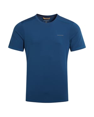 Craghoppers Mens Charon II Reflective Logo T-Shirt (Juniper Berry)