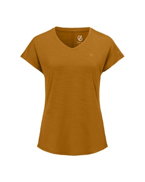 Dare 2B Dames/Dames Vigilant Actief T-Shirt (Donkere komijn)
