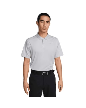 Nike Mens Victory Solid Polo Shirt (Wolf Grey/White)