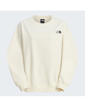 Women's Half Dome Photo 2 Oversized Crew White Dune/TNF Black