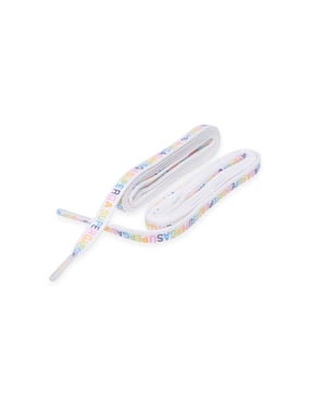 Superga Fantasie Veelkleurige Schoenveters (Wit/Pastel Veelkleurig)