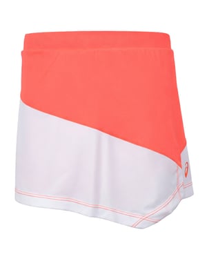 Asics Club Kids Orange/White Tennis Skort