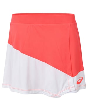 Asics Club Womens Orange/White Tennis Skort