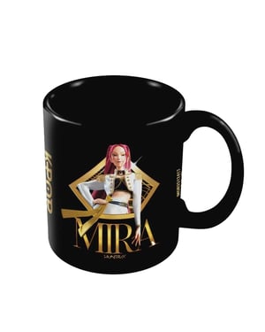 K-Pop Demon Hunters Porträtt Mira Mugg (Svart/Guld)