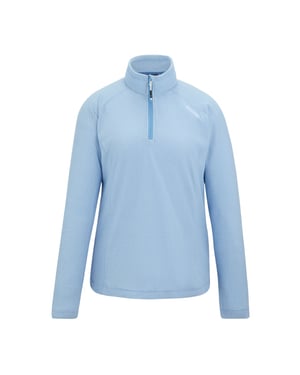 Regatta Great Outdoors Womens/Ladies Montes Half Zip Fleece Top (Tvättad denim)