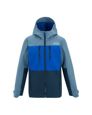 Regatta Highton Monochrome Waterdichte Jas voor Kinderen/Kinderen (China Blauw/Olympisch Blauw/Nachthemel)