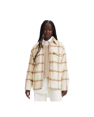 Levis Nola-jacka för dam och dam (Beige)