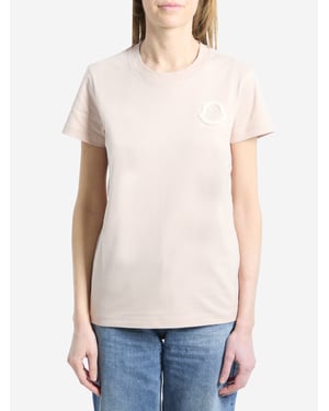 T-shirt met geborduurd logo
