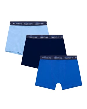 Ellesse Heren Muxel888 Boxershorts (Set van 3) (Marineblauw/Lichtblauw)