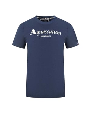 Aquascutum Heren Londen T-Shirt (Marine)
