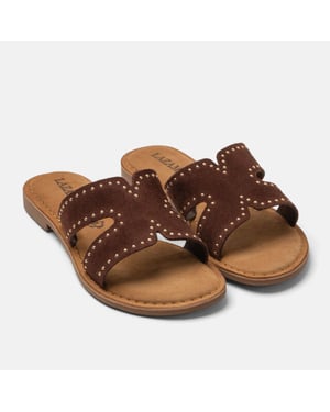 Lazamani La75949 lina mules small studs