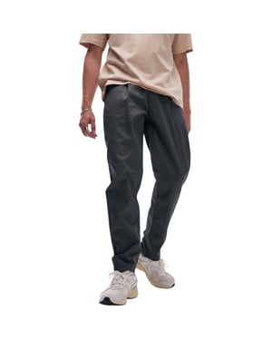 Topman Mens Chino Pant Tapered Fit Textured Chino Soft Cotton Twin Pleat Trouser