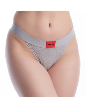 Dames Elastische Katoenen String met Logo 50492326