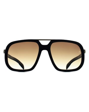 David Beckham Square Mens Black Gold Brown Gradient DB 7101/S