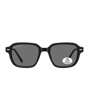 Montana Rectangle Unisex Black Grey Polarized MP177