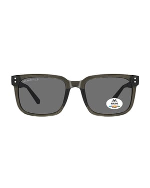 Montana Rectangle Mens Grey Grey Polarized MP196