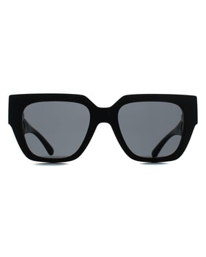 Versace Square Womens Black Dark Grey VE4409