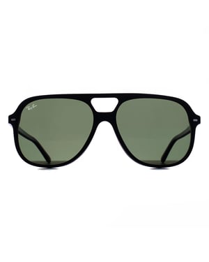 Ray-Ban Square Mens Black G-15 Green Polarized RB2198 Bill